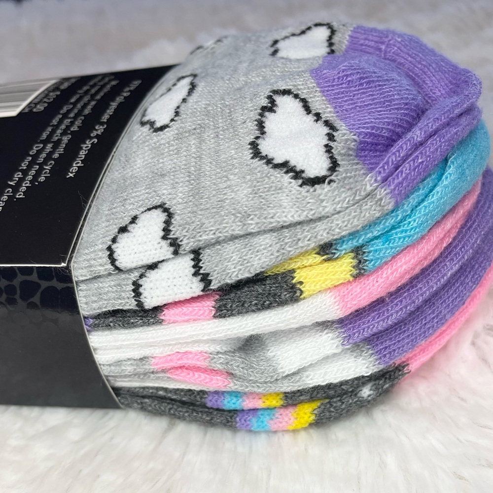 Pride month: Cloud socks, rainbow, colorful 6 pairs socks - Picture 2 of 8